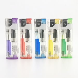 Windproof Lighter - Portable Flameless Electric Lighter na may karayom ​​na injector